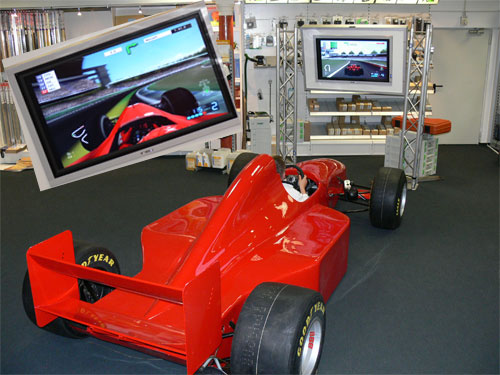 Formel 1 Simulator Aktion zum Mitmachen